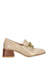 CHAIN ​​LOAFER 43306 ENNIS 01 BEIGE LOW HEEL Beige
