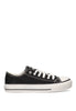 ETIKA 52413 ARASHI 01 BLACK WOMEN'S CANVAS SNEAKER Negro