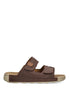 SANDALIA DOBLE VELCRO ETIKA EN PORTER 41014 HOMBRE, MARRON Marrón