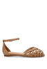 SANDALIA PLANA ROMANA ETIKA 10124 GRAN, MUJER CAMEL Camel