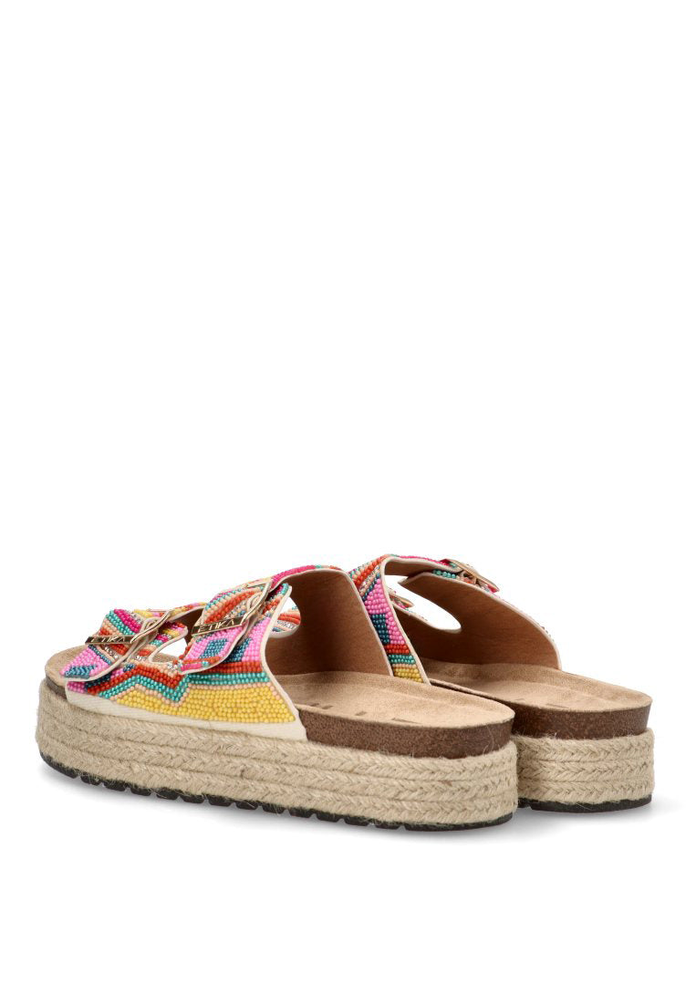 SANDALIA BIO PISO DOBLE VINYES 10062 ETIKA MUJER MULTICOLOR
