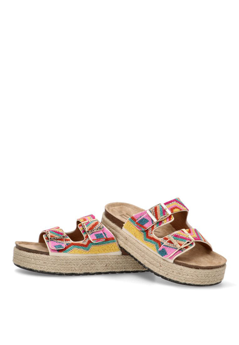 SANDALIA BIO PISO DOBLE VINYES 10062 ETIKA MUJER MULTICOLOR