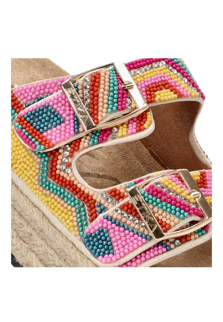 SANDALIA BIO PISO DOBLE VINYES 10062 ETIKA MUJER MULTICOLOR