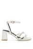 SANDALIA TIRAS CHAROL ETIKA 90005 SALADETA, MUJER BLANCO Blanco