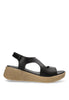 SANDALIA CUÑA ARMONY 40012 LUNDEY, MUJER NEGRO Negro