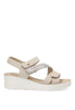 SANDALIA VELCRO CRUZADA ARMONY 40006 PALMONES, MUJER BEIGE Beige