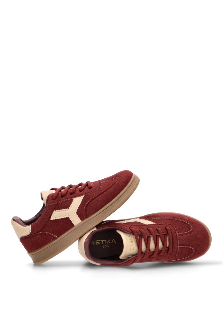 DEPORTIVO CASUAL MILAN 52452 ETIKA NIyA BURDEOS