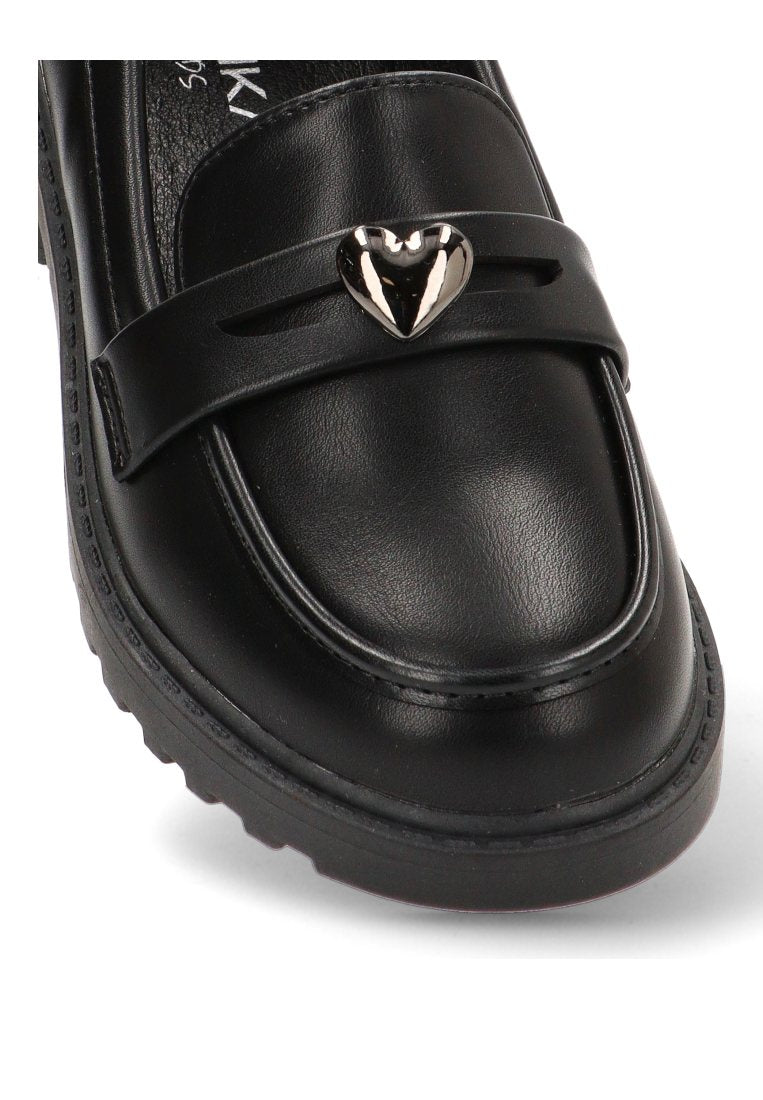 MOCASIN CORAZON 40332 ETIKA NIyA NEGRO