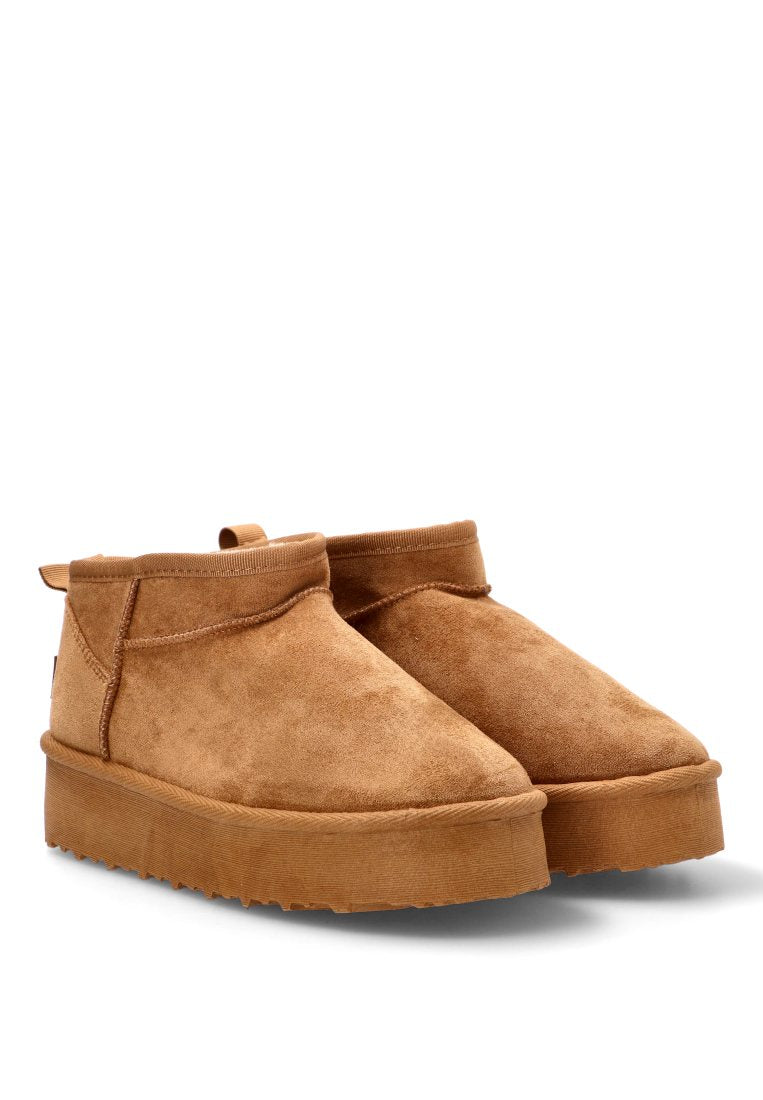 BOTIN BAJO PELO GIULIA 01 10912 ETIKA MUJER CAMEL