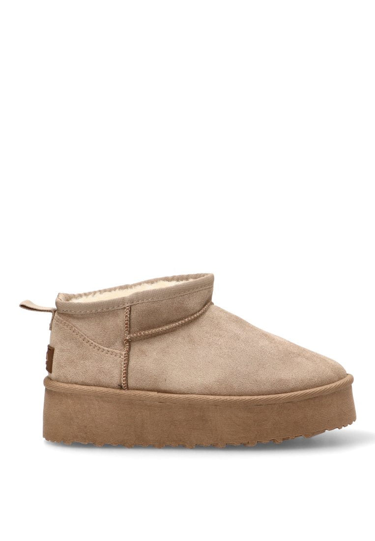 BOTIN BAJO PELO GIULIA 01 10912 ETIKA MUJER TAUPE
