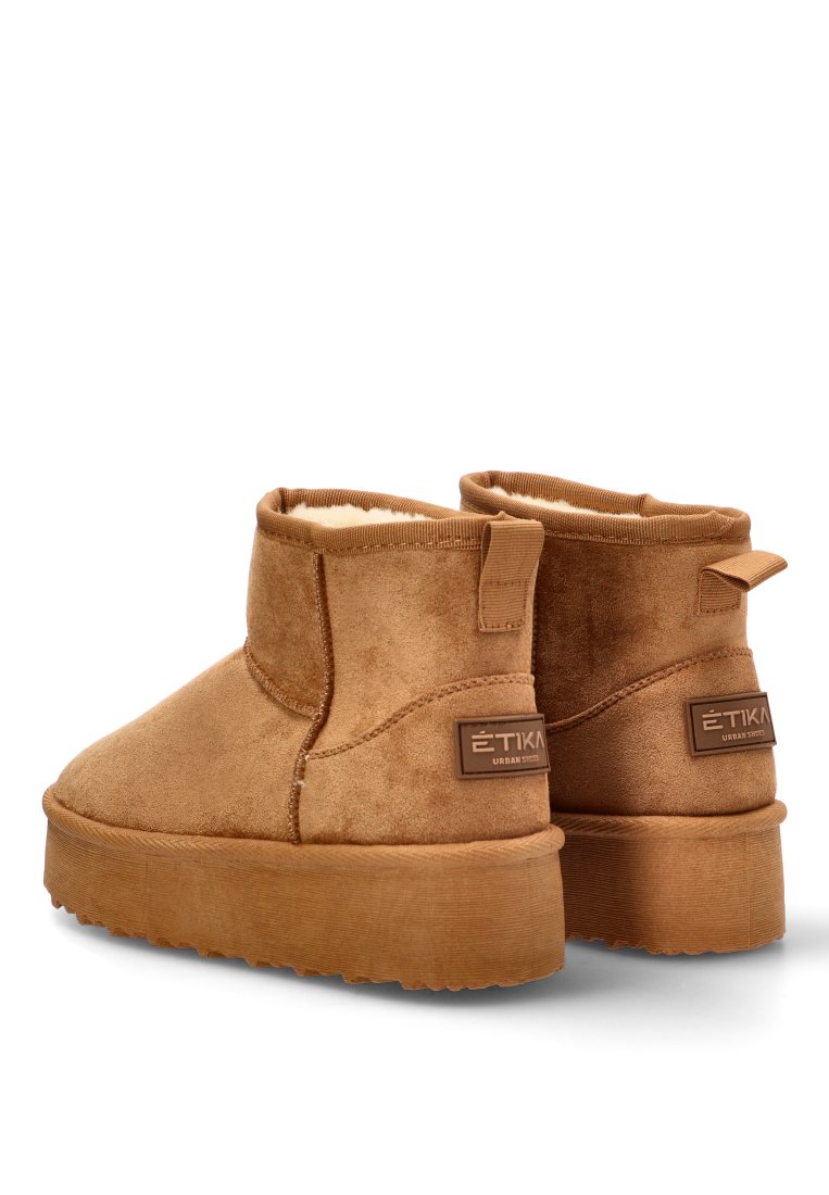 BOTIN PELO GIULIA 02 10914 ETIKA MUJER CAMEL