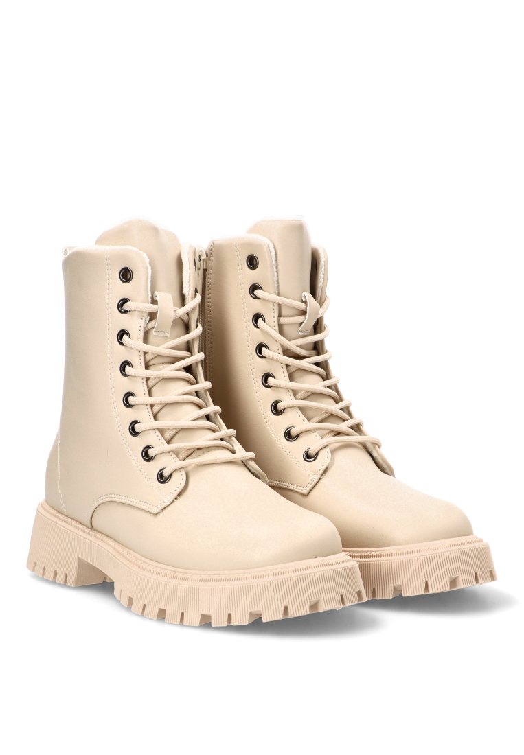 BOTIN MILITAR TOULOUSE 01 11049 ETIKA MUJER BEIGE
