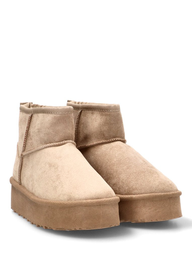 BOTIN PELO GIULIA 02 10914 ETIKA MUJER TAUPE