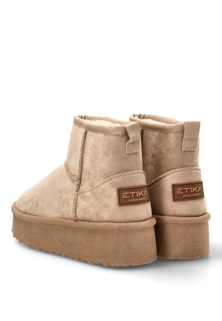 BOTIN PELO GIULIA 02 10914 ETIKA MUJER TAUPE