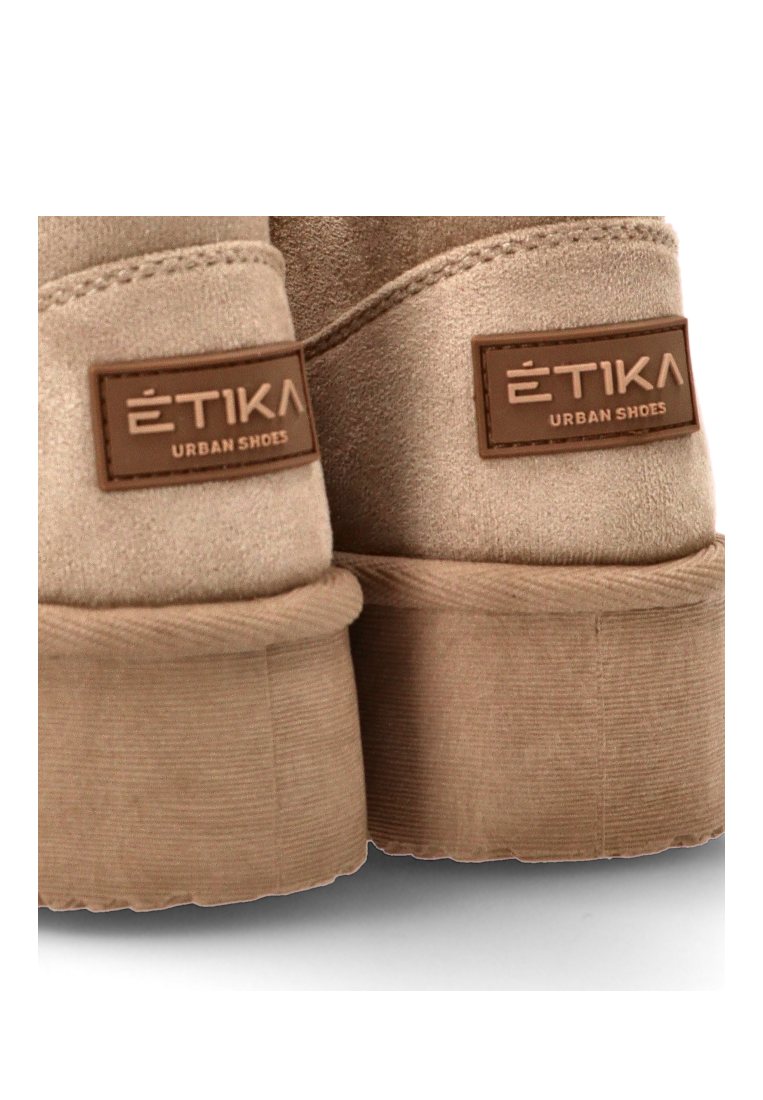 BOTIN PELO GIULIA 02 10914 ETIKA MUJER TAUPE