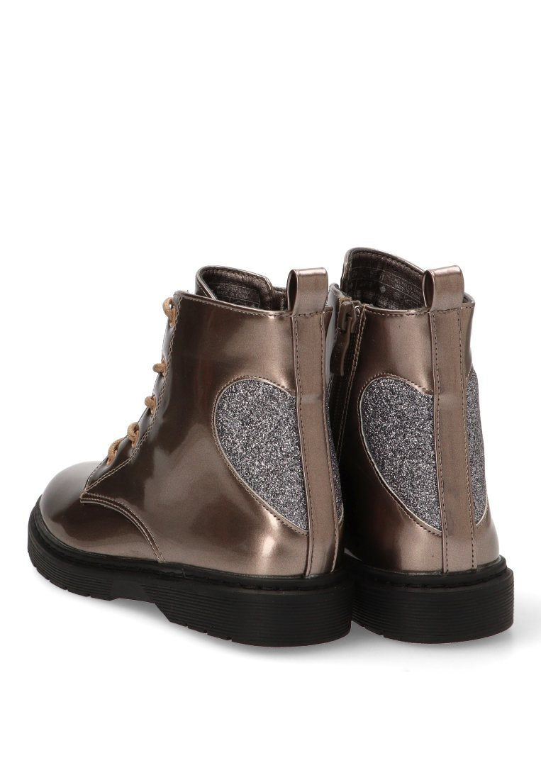 BOTIN GLITTER BRUNA 10624 ETIKA NIyA PLATA