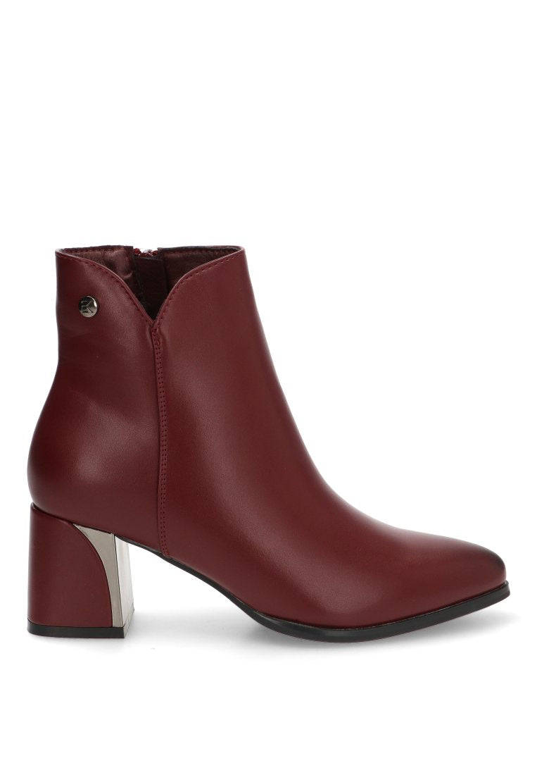 BOTIN DETALLE TACON LAURA 3201 ETIKA MUJER BURDEOS