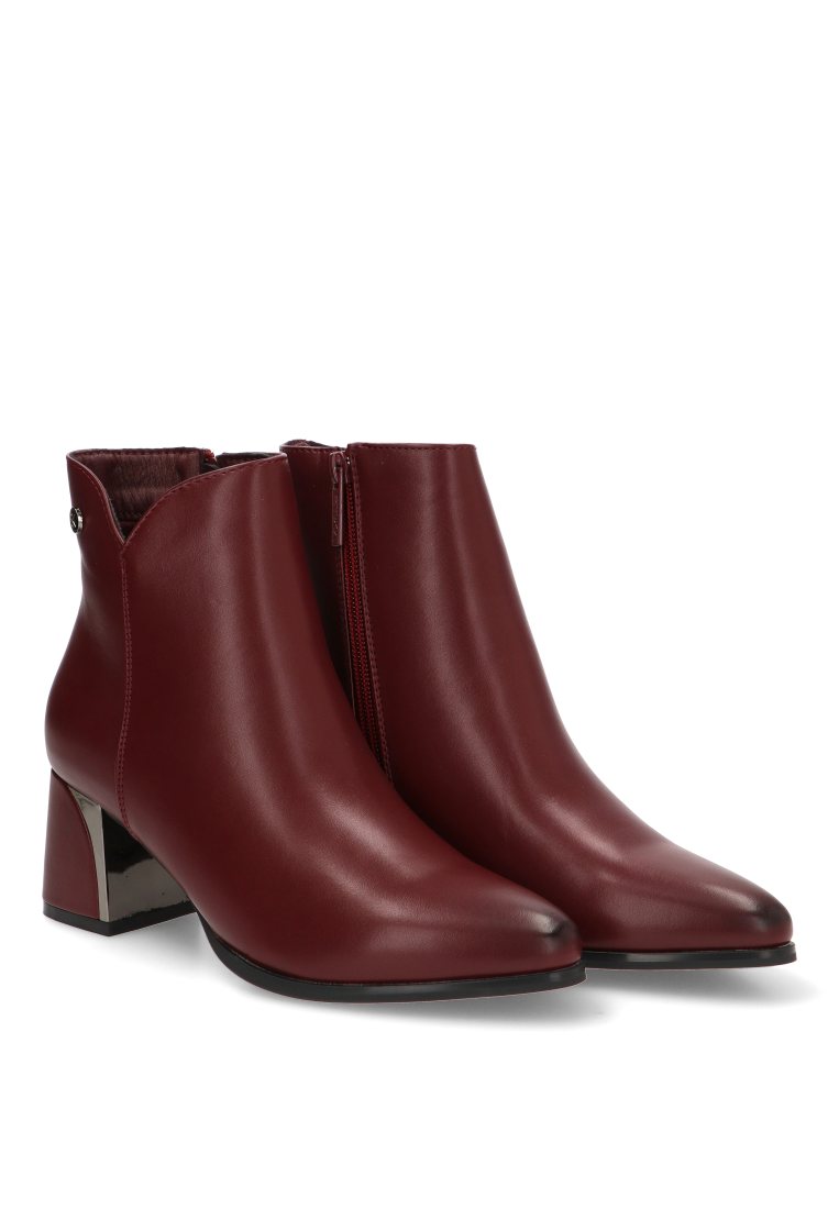 BOTIN DETALLE TACON LAURA 3201 ETIKA MUJER BURDEOS