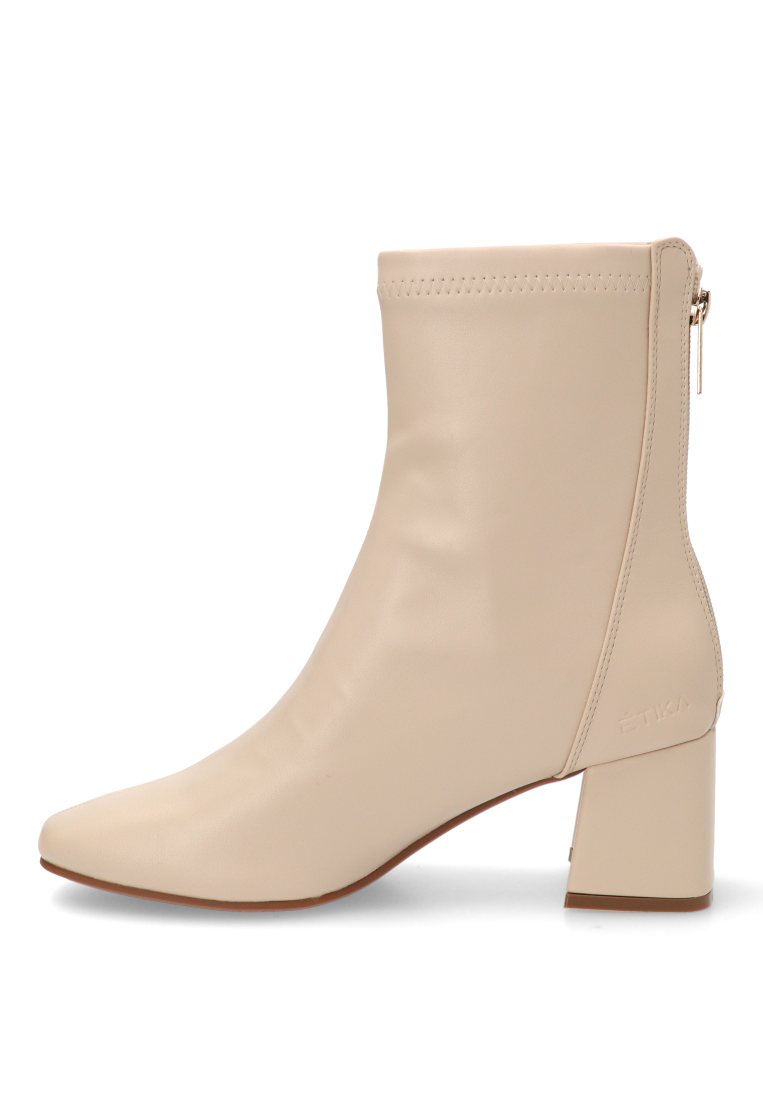 BOTIN CREMALLERA CAGLIARI 32015 ETIKA MUJER BEIGE