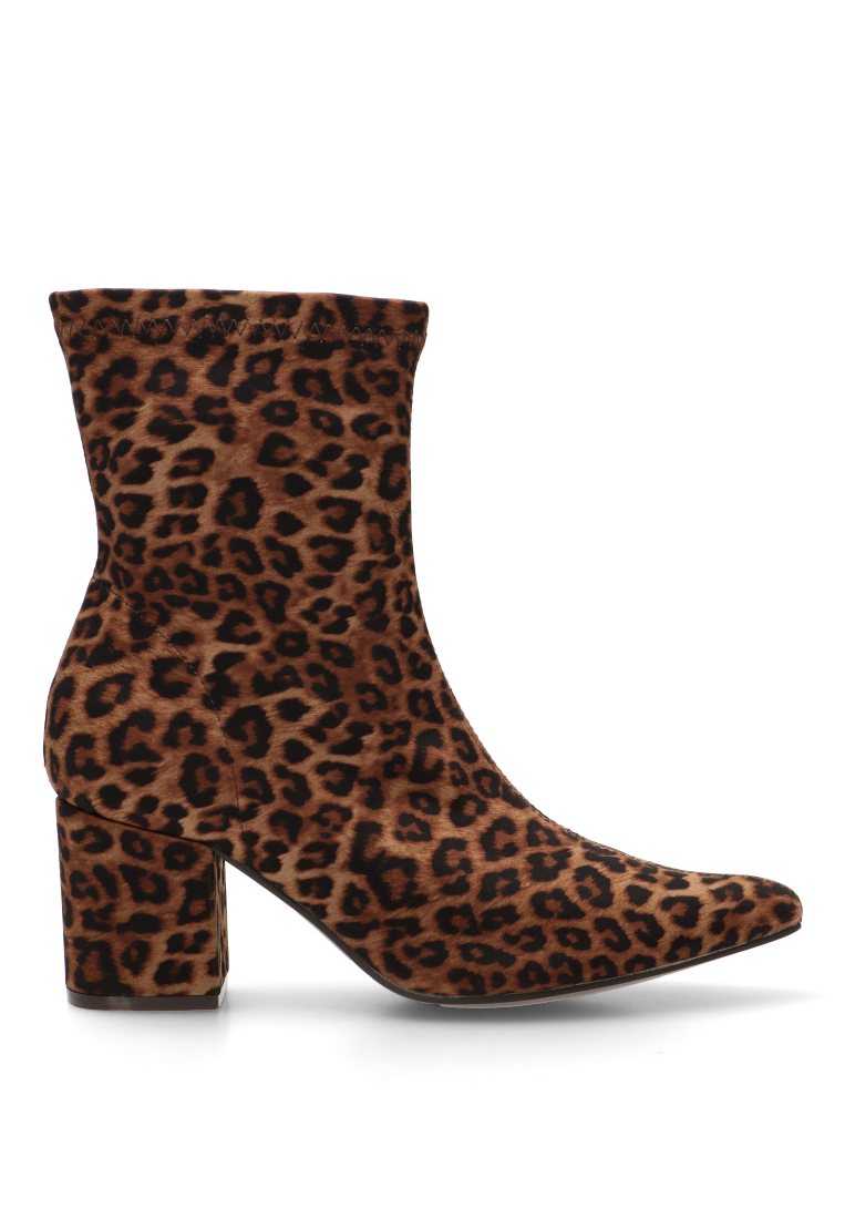 BOTIN DE CALCETIN JULIETTE 32017 ETIKA MUJER LEOPARDO