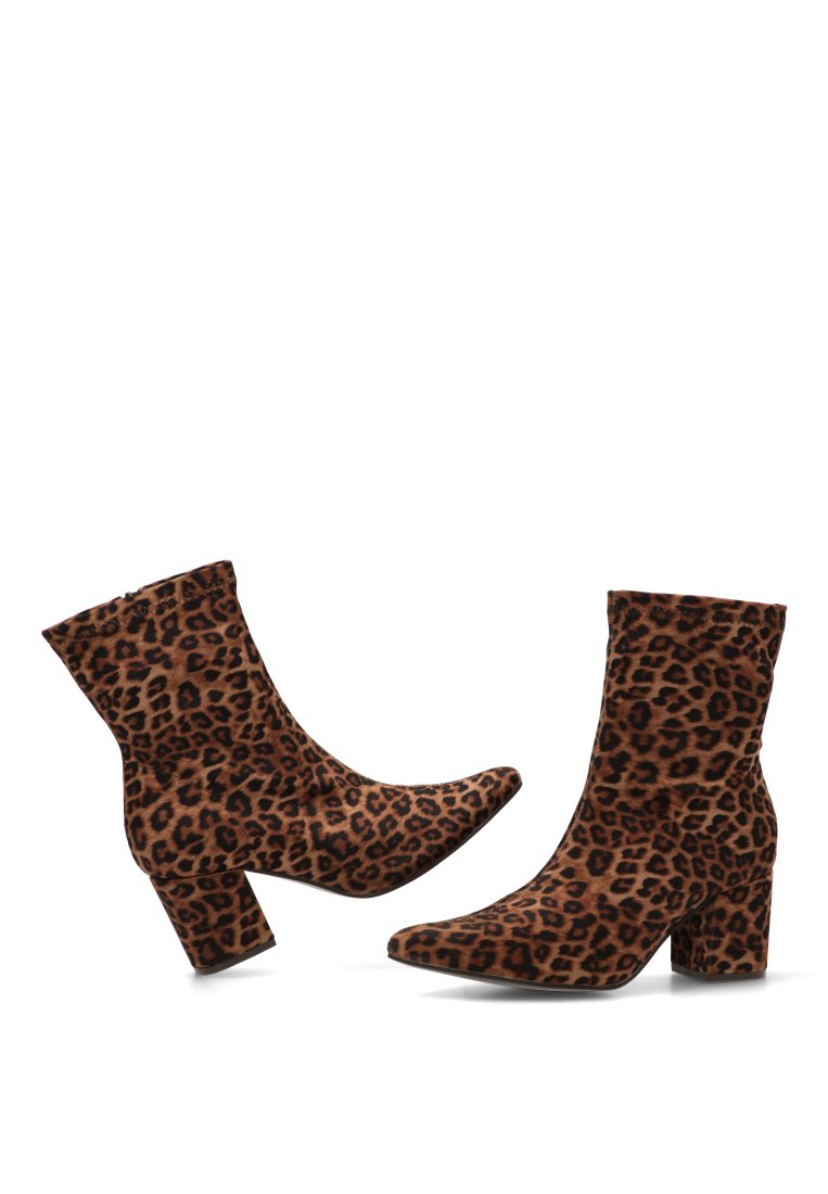BOTIN DE CALCETIN JULIETTE 32017 ETIKA MUJER LEOPARDO