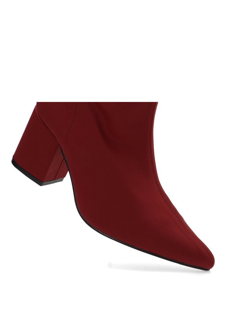 BOTIN DE CALCETIN JULIETTE 32017 ETIKA MUJER BURDEOS