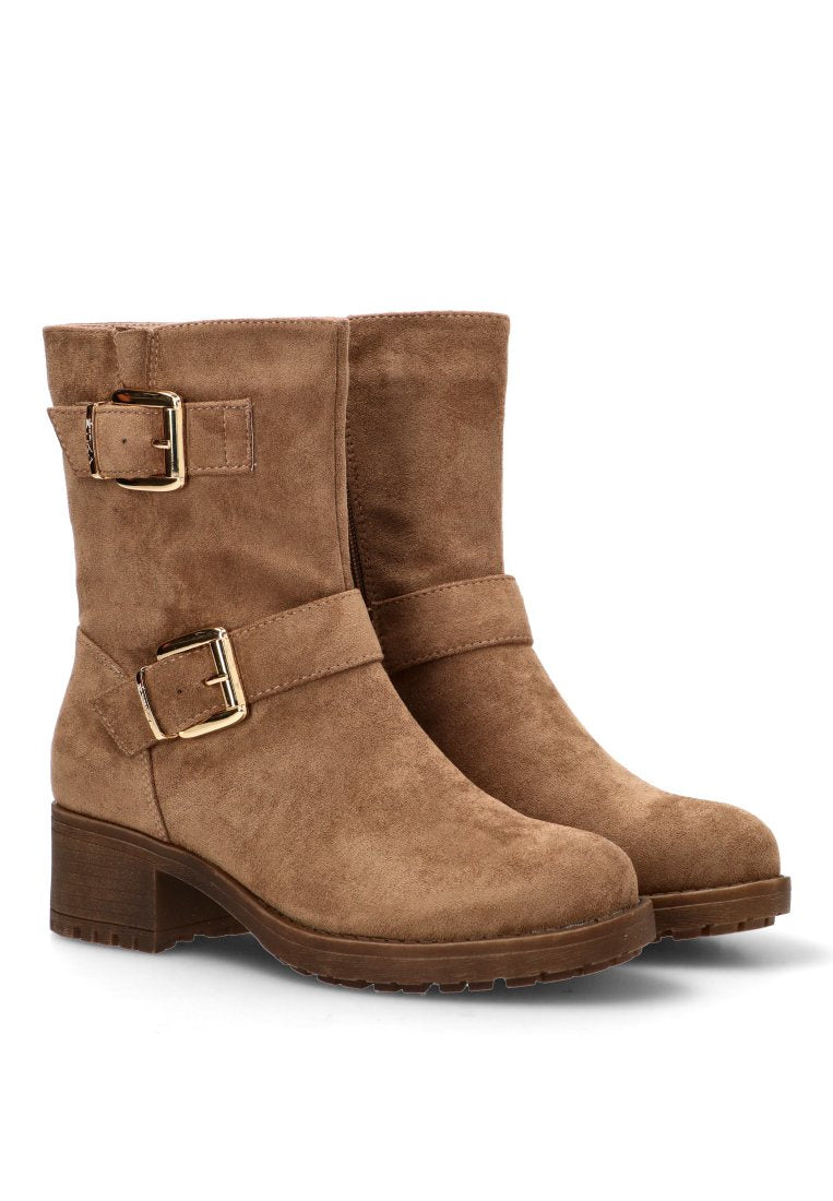 BOTIN BIKER WATFORD 11050 ETIKA MUJER TAUPE