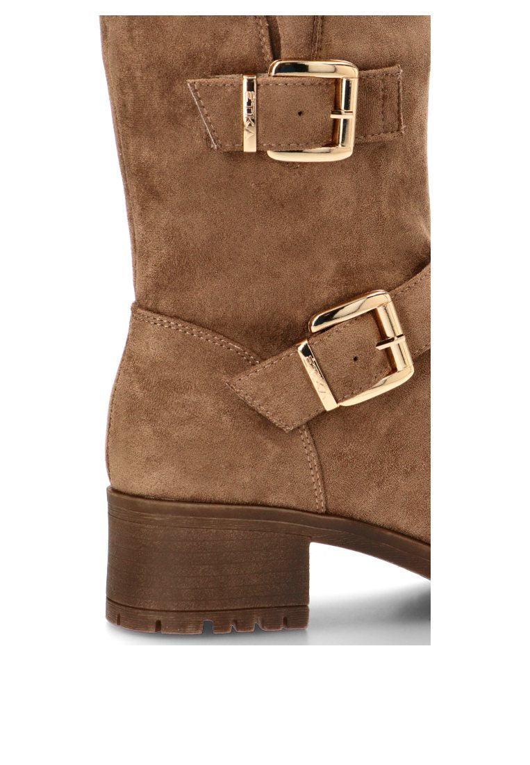 BOTIN BIKER WATFORD 11050 ETIKA MUJER TAUPE