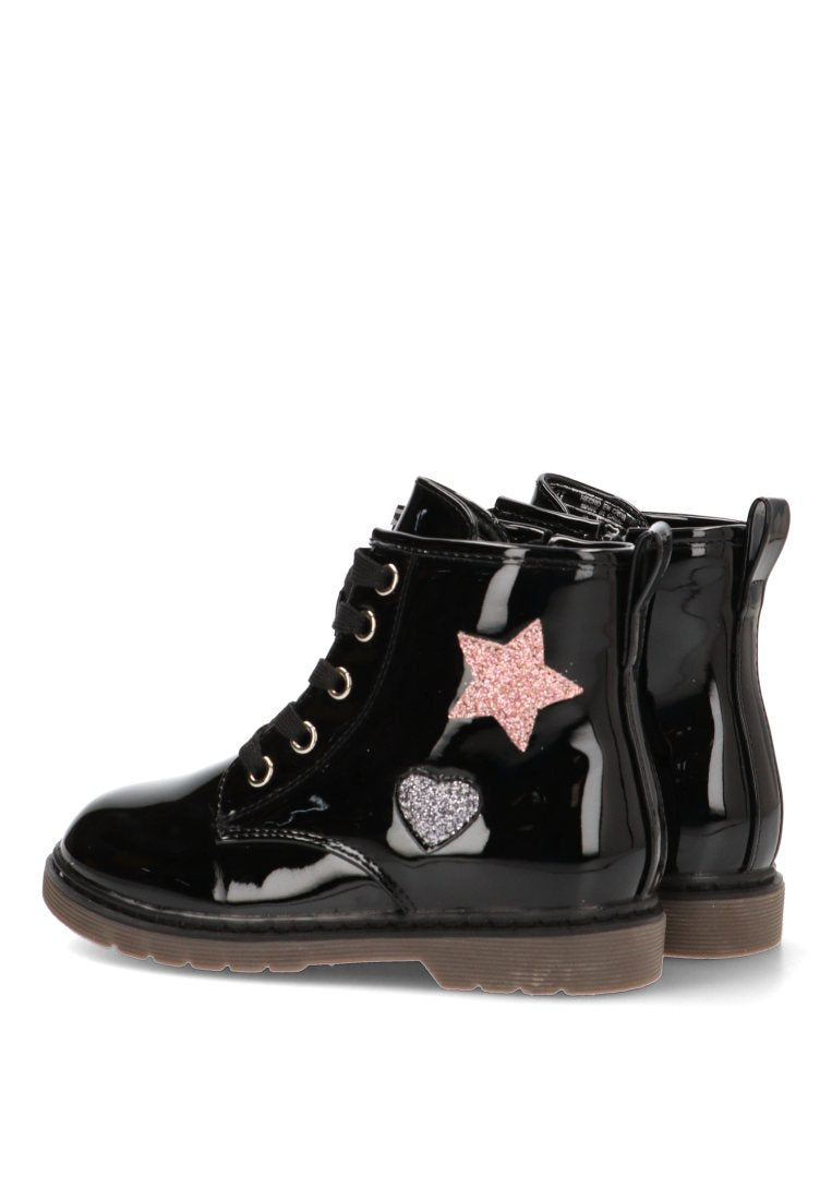 BOTIN ESTRELLA Y CORAZON HADA 10620 ETIKA NIyA NEGRO