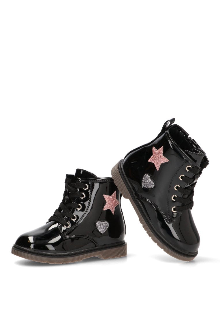 BOTIN ESTRELLA Y CORAZON HADA 10620 ETIKA NIyA NEGRO