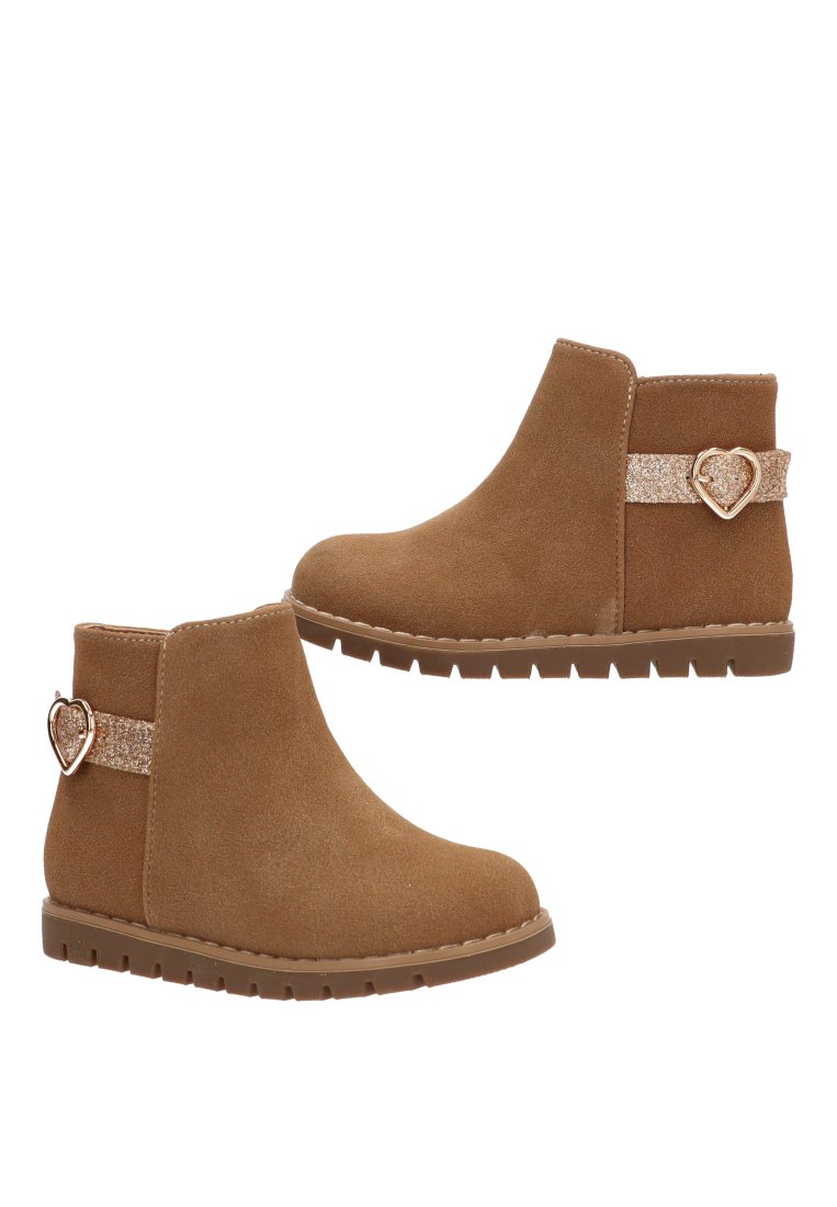 BOTIN HEBILLA CORAZON ROMA 110558 ETIKA NIyA BEIGE