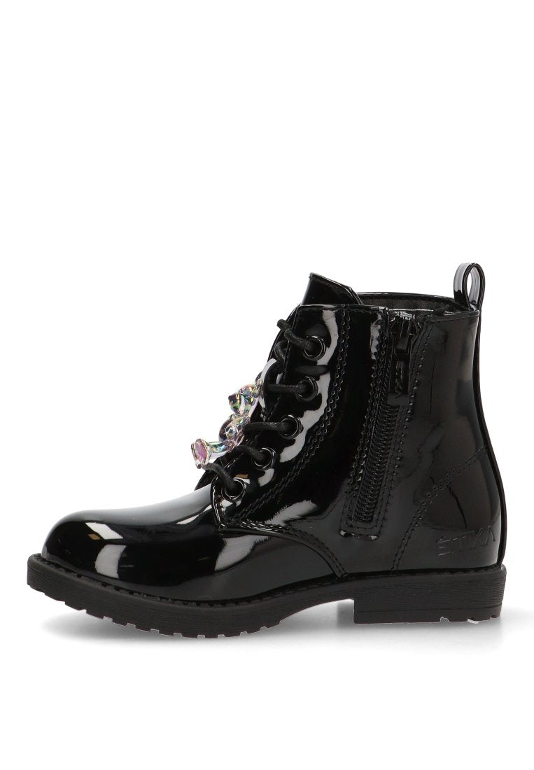 BOTIN MILITAR CORAZON KATIA 10619 ETIKA MUJER NEGRO
