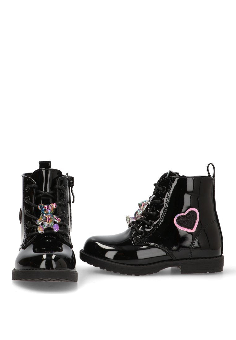 BOTIN MILITAR CORAZON KATIA 10619 ETIKA MUJER NEGRO