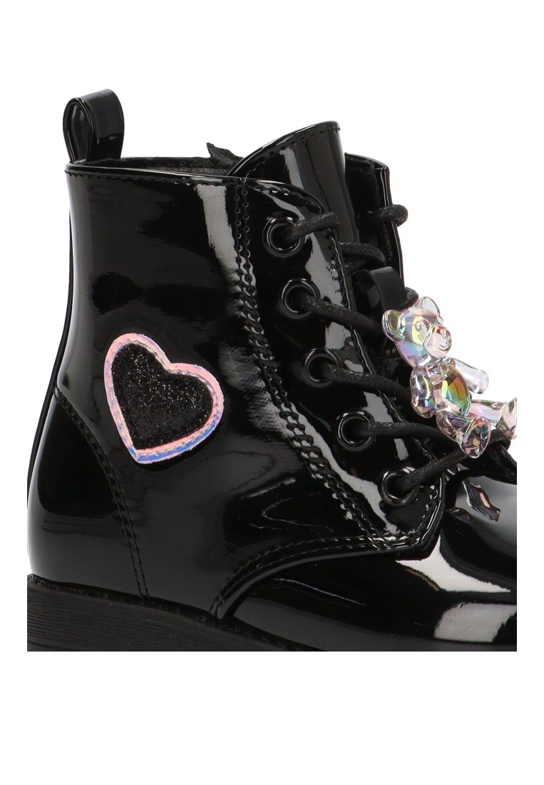 BOTIN MILITAR CORAZON KATIA 10619 ETIKA MUJER NEGRO