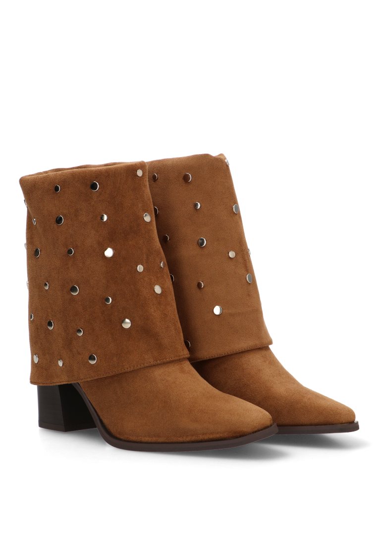 BOTIN TACHAS Y BRILLOS MIA 32016 ETIKA MUJER CAMEL