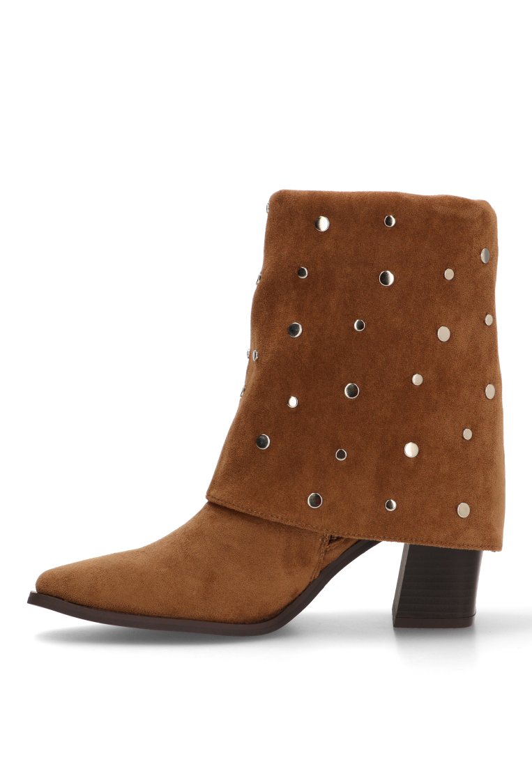 BOTIN TACHAS Y BRILLOS MIA 32016 ETIKA MUJER CAMEL
