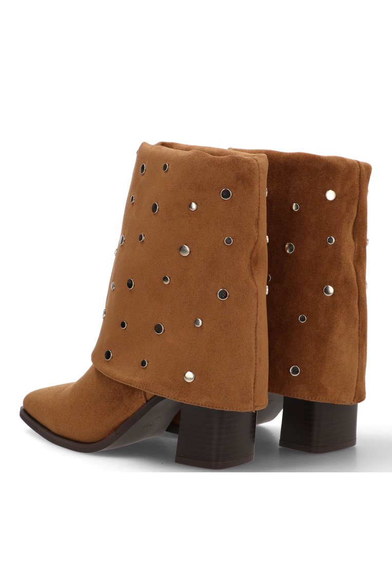 BOTIN TACHAS Y BRILLOS MIA 32016 ETIKA MUJER CAMEL