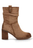 BOTIN ARREGLADO TACON MADERA SOFIA 01 11037 ETIKA, MUJER TAUPE Taupe