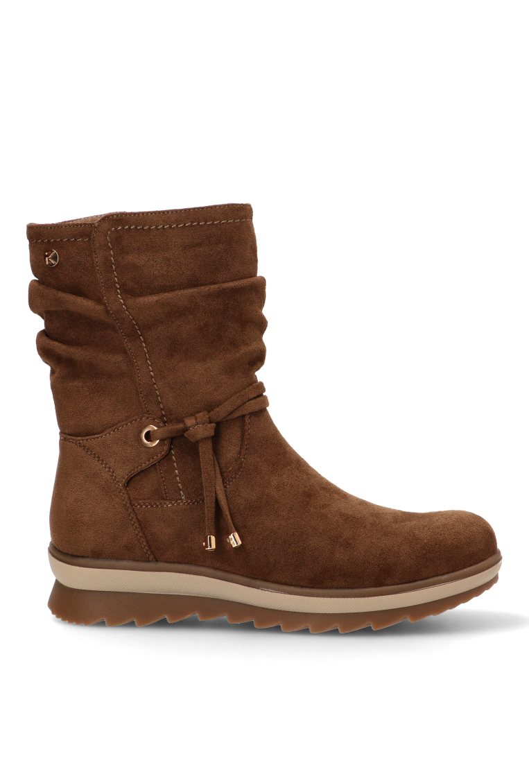 BOTIN ARRUGADO ANGER 02 11112 ETIKA MUJER MARRoN