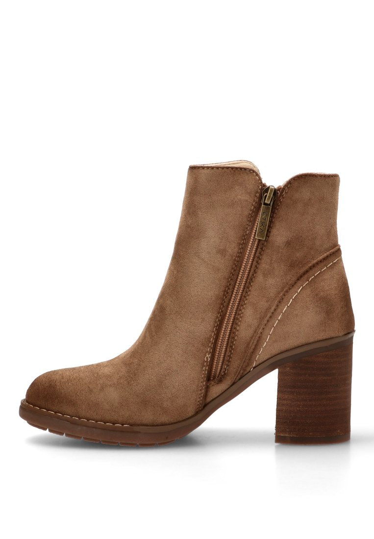 BOTIN TACON MADERA SOFIA 02 11039 ETIKA MUJER TAUPE
