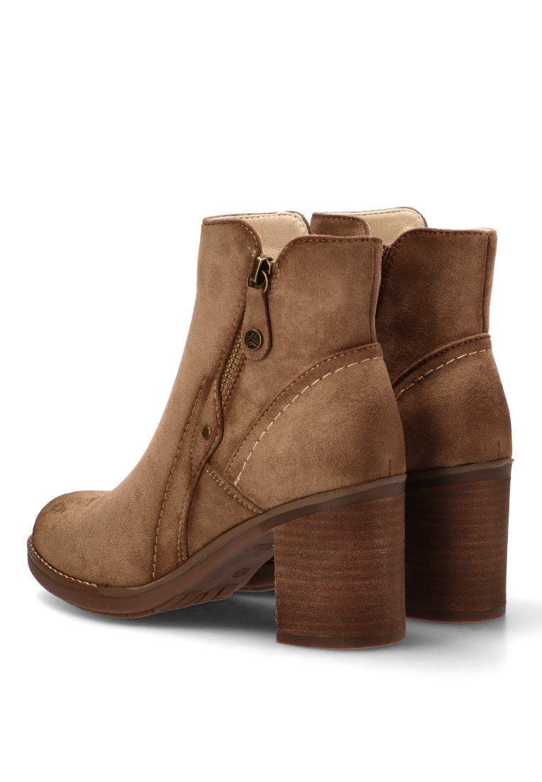 BOTIN TACON MADERA SOFIA 02 11039 ETIKA MUJER TAUPE