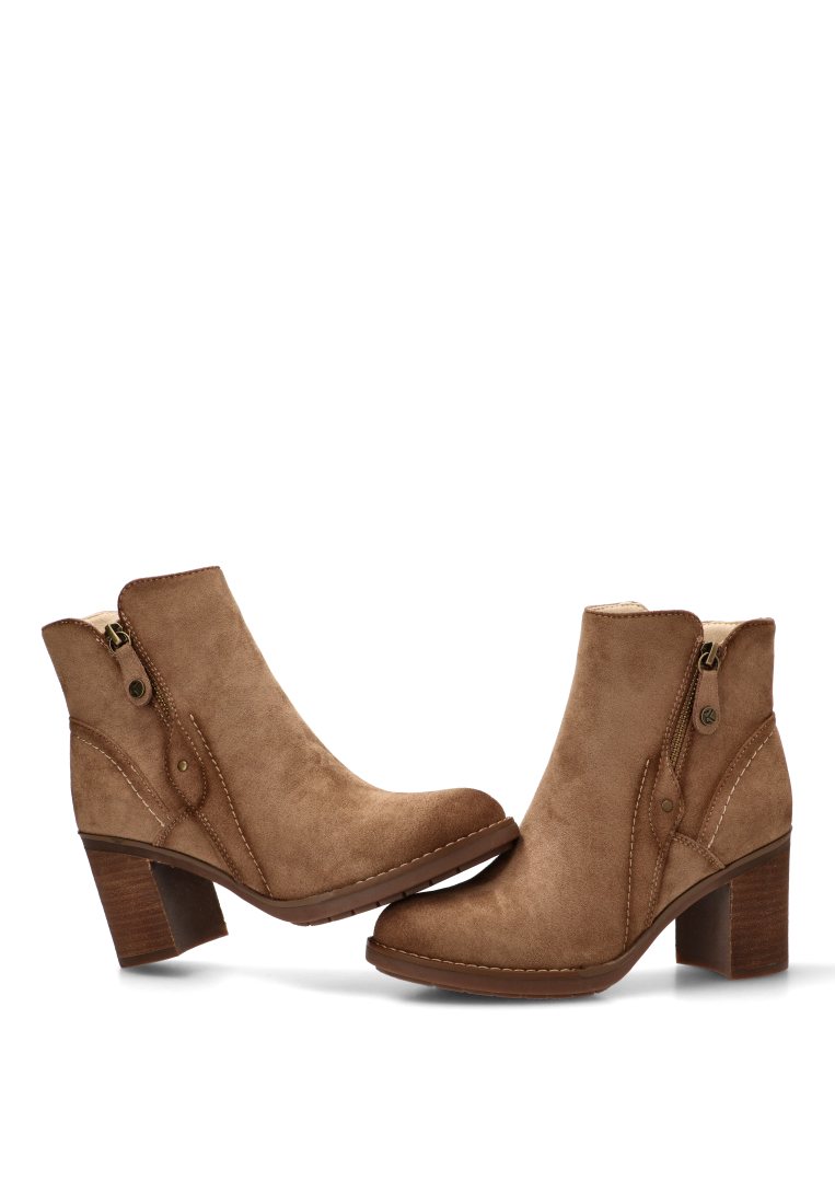 BOTIN TACON MADERA SOFIA 02 11039 ETIKA MUJER TAUPE