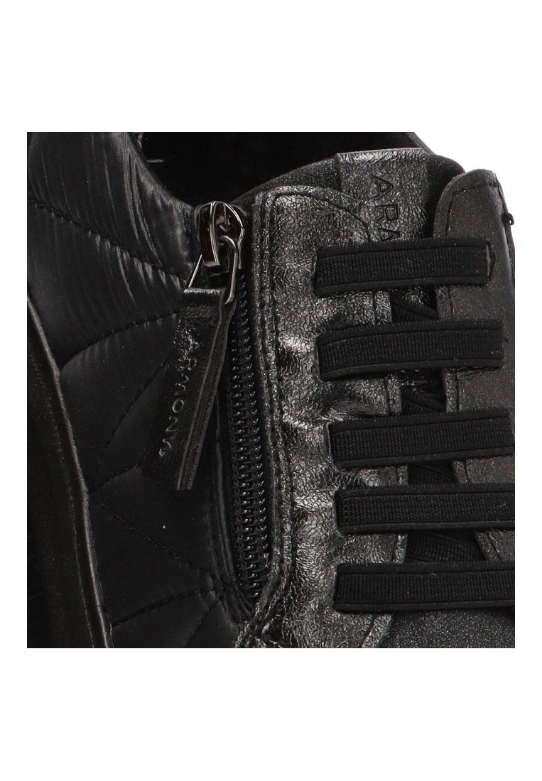 MOCASIN ACOLCHADO CREMALLERA 60014 ARMONY MUJER NEGRO