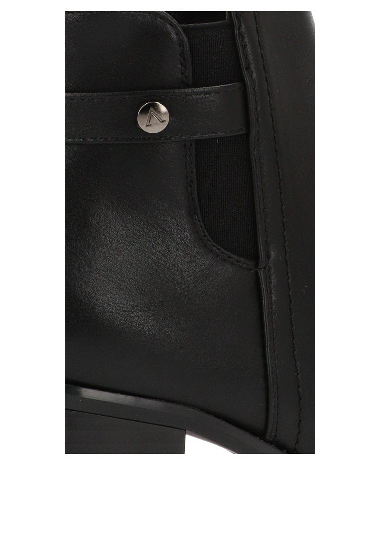BOTIN DETALLE PLATEADO AMALIA 30028 ARMONY MUJER NEGRO