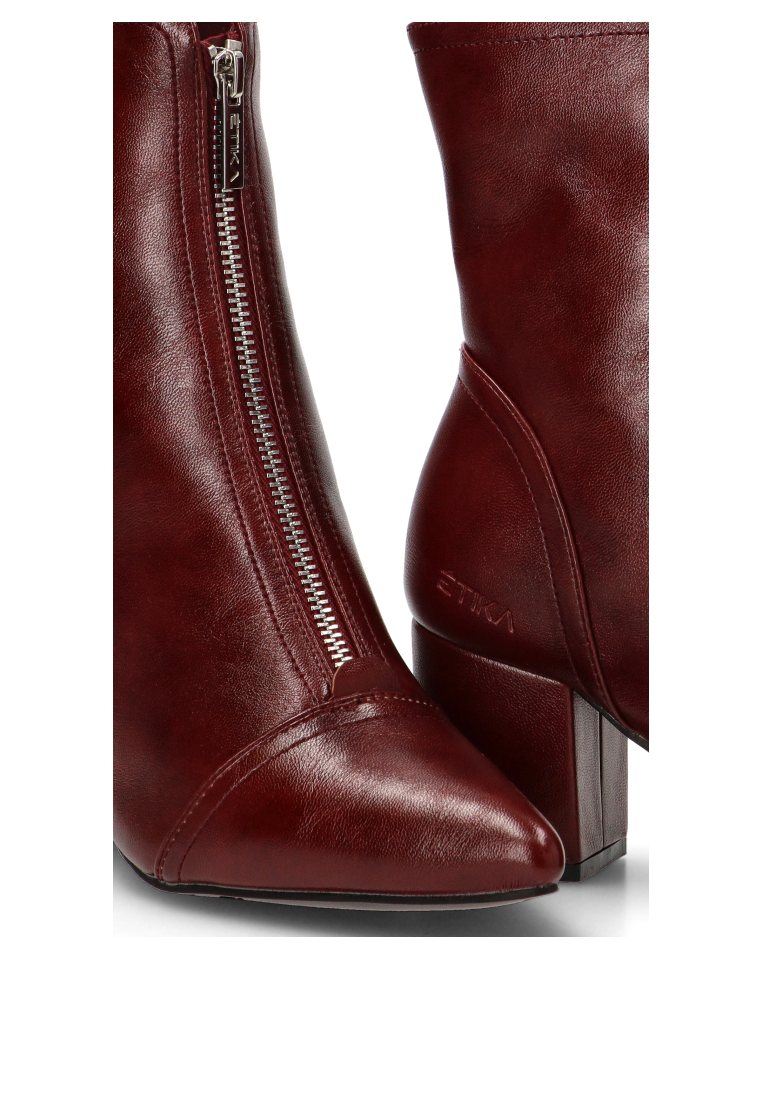 BOTIN CREMALLERA HANNA 32022 ETIKA MUJER BURDEOS