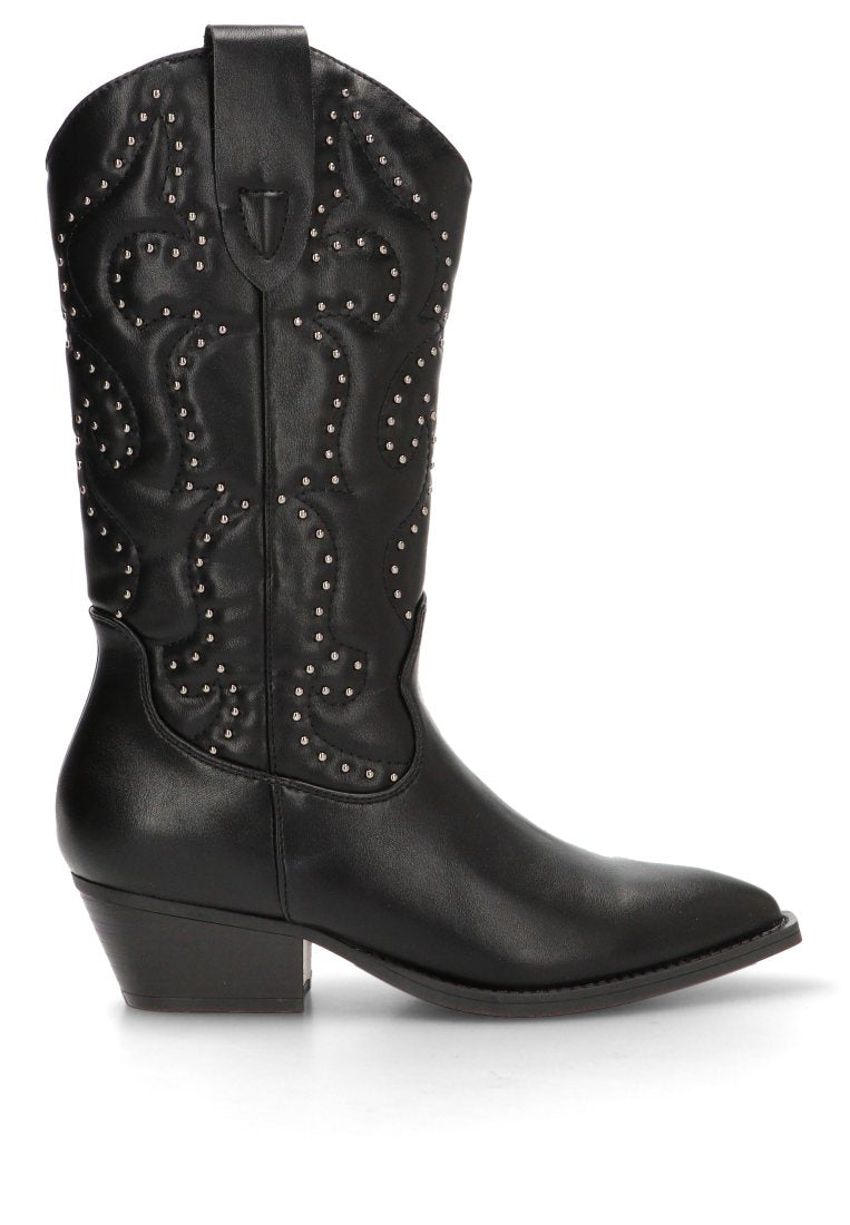 BOTA CAMPERA TACHAS AMERICA 110541 ETIKA MUJER NEGRO