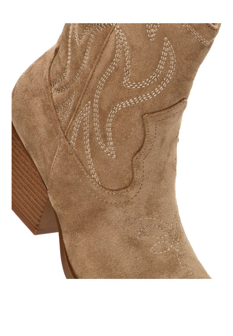 BOTIN CAMPERO PESPUNTES MARIE 110542 ETIKA MUJER TAUPE