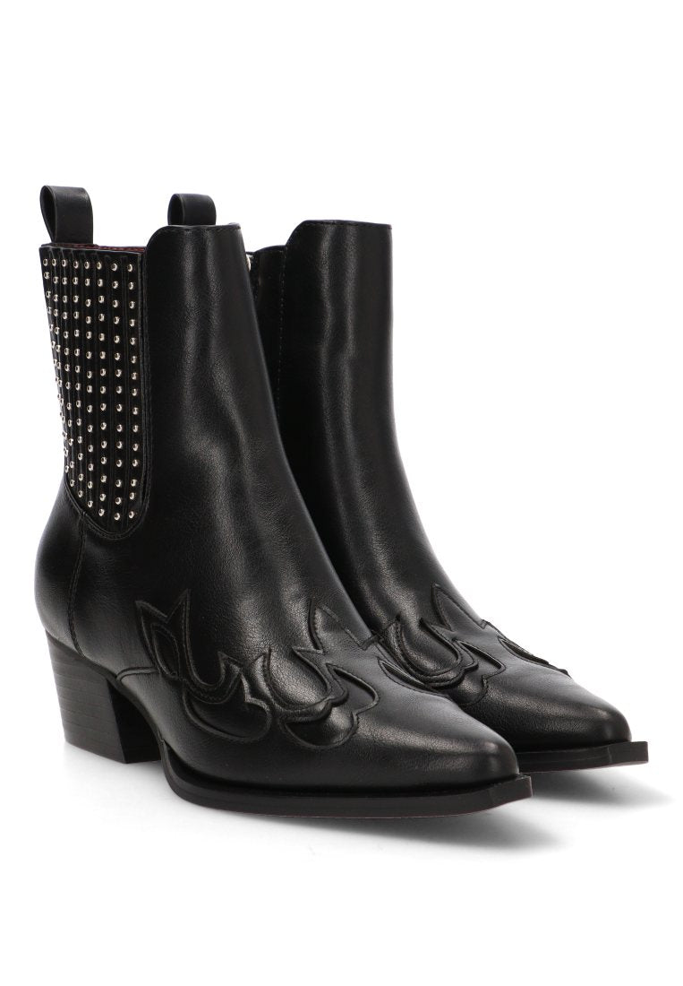 BOTIN CAMPERO TACHAS FLORENCE 110547 ETIKA MUJER NEGRO