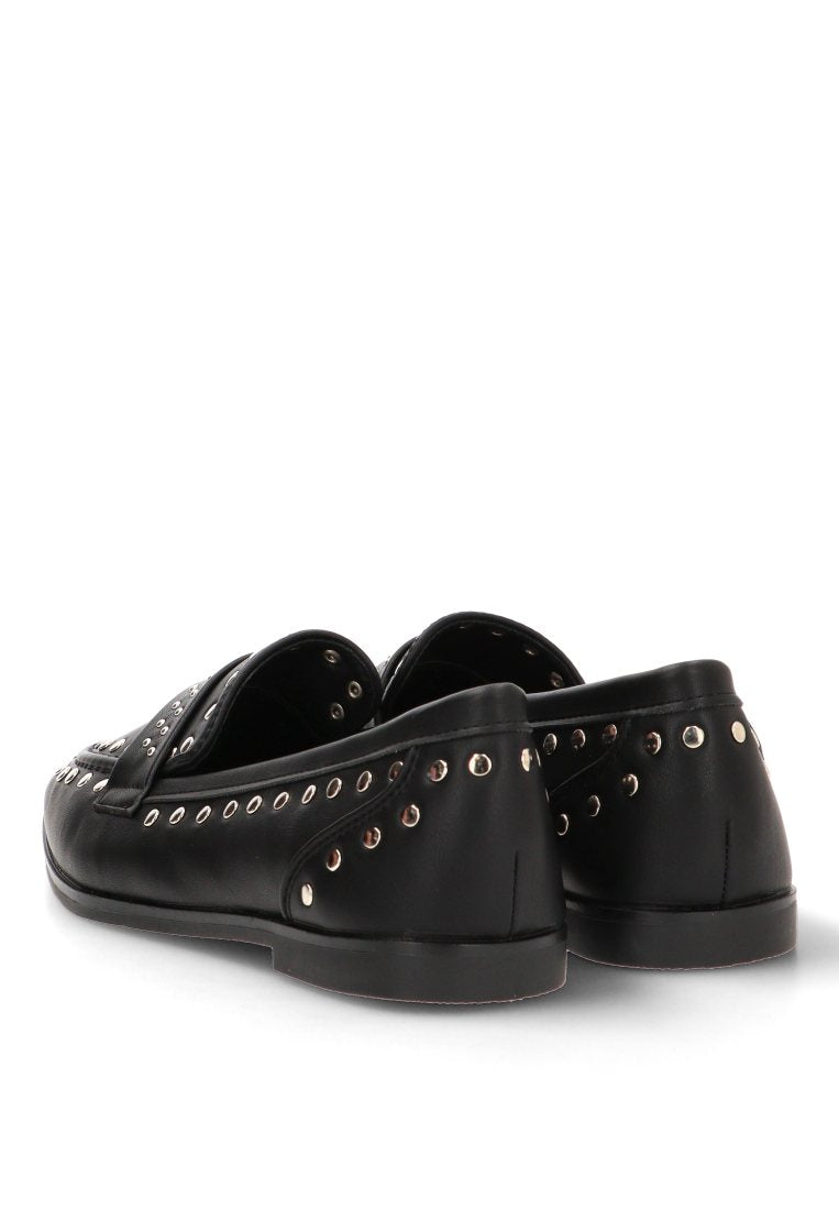 MOCASIN TACHAS 40329 ETIKA MUJER NEGRO