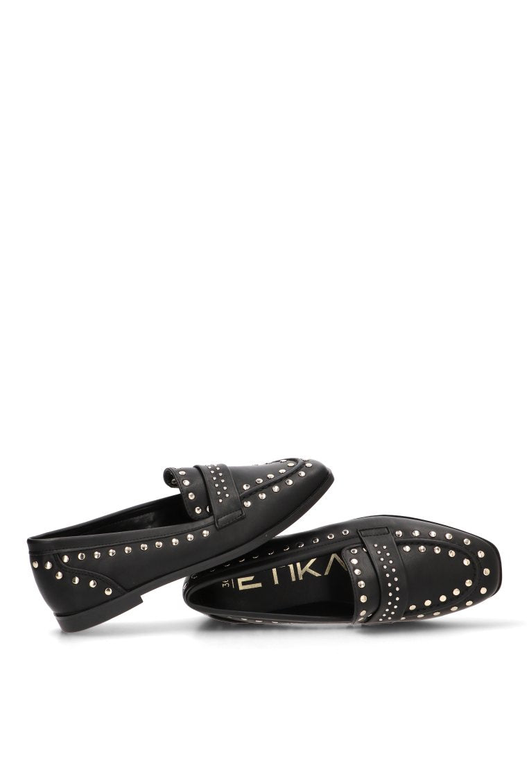 MOCASIN TACHAS 40329 ETIKA MUJER NEGRO